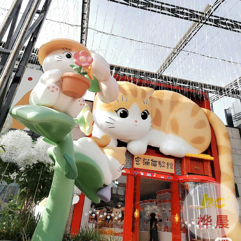 現(xiàn)貨供應玻璃鋼雕塑室外園林廣場室內商場大型擺件創(chuàng)意玻璃鋼雕塑