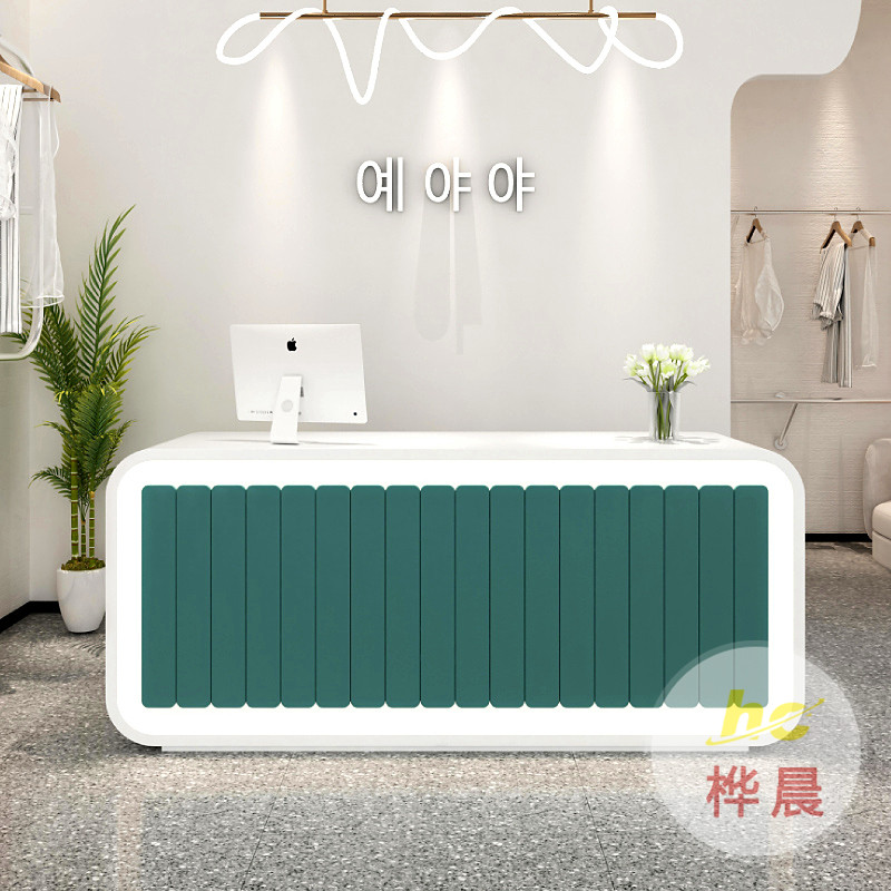時(shí)尚前臺飾品玻璃鋼雞蛋形接待臺創(chuàng)意異形吧臺收銀臺家具模型定制